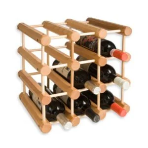 Home Decoration Wooden Wine Rack 9 Bottles