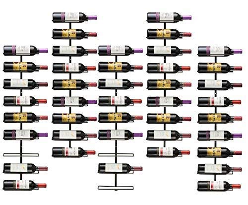 9 Bottle Rack Wall Display
