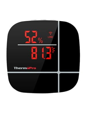 TP90 WiFi Wireless Temperature and Humidity Monitor Display