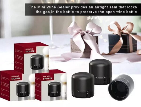 Mini Wine Stopper gift set