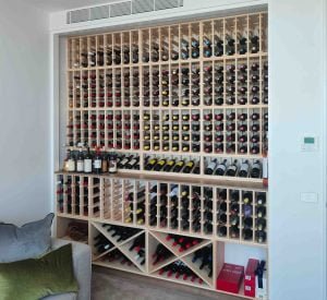 Glen Iris Cupboard Wine Cellar Wine Stocked