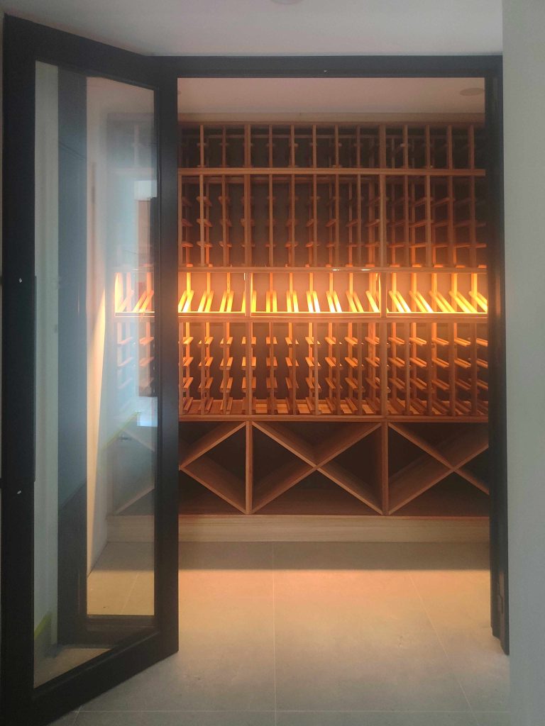 Passive Cedar Wine Cellar