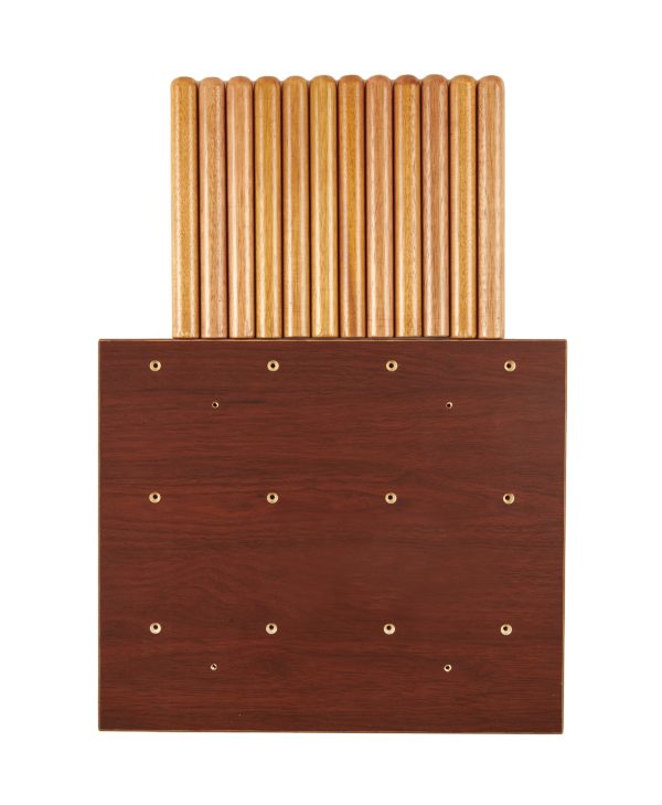 Veneer Peg Board with Solid Wooded Pegs.