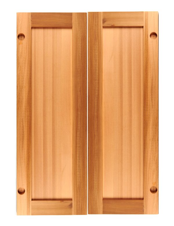 Wine Cellar Cupboard Doors Back Western Red Cedar