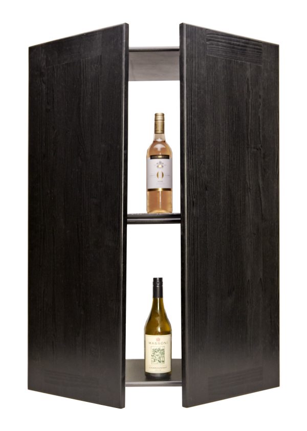 Wine Cellar Cupboard Doors Black